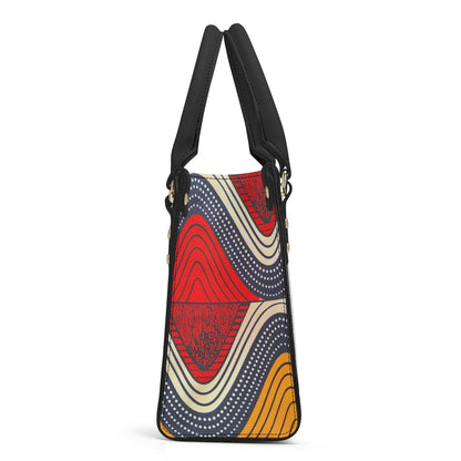 Nairobi Tropic Dune Faux Leather Satchel