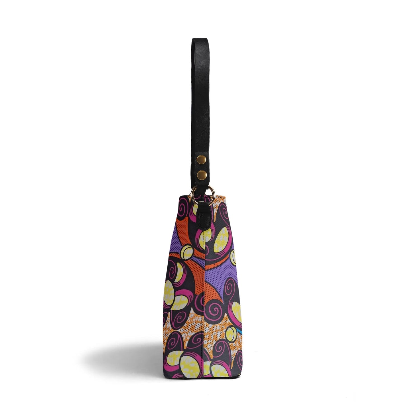 malaga faux leather bucket shoulder bag by tropic dune