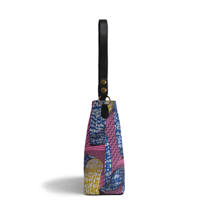 Nostalgie Faux Leather Bucket Shoulder Bag By Tropic Dune