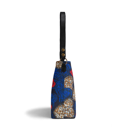 Gabrielle Faux Leather Bucket Shoulder Bag By Tropic Dune
