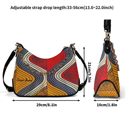 Mixco Faux Leather Shoulder Bag By Tropic Dune