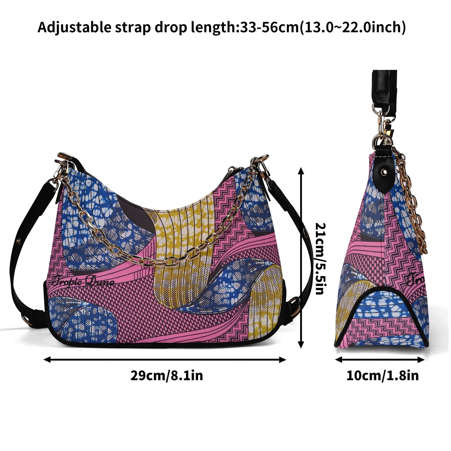 ocotal faux leather shoulder bag by tropic dune