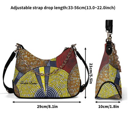 Bluefields Faux Leather Shoulder Bag By Tropic Dune