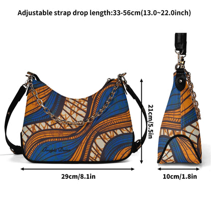 Puerto Cortes Faux Leather Shoulder Bag By Tropic Dune
