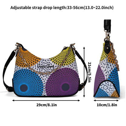 Puerto Barrios Faux Leather Shoulder Bag By Tropic Dune