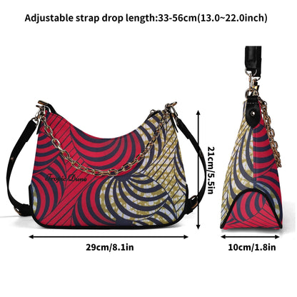 San Salvador Faux Leather Shoulder Bag By Tropic Dune