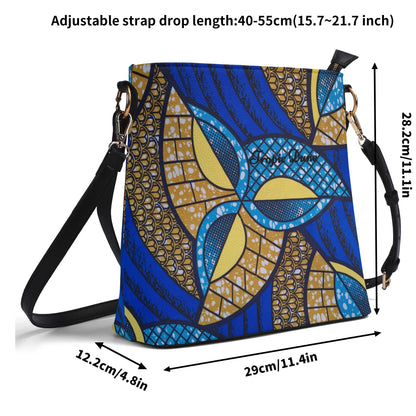 Maya Faux Leather Bucket Shoulder Bag By Tropic Dune