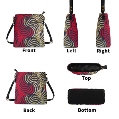 Voilà Faux Leather Bucket Shoulder Bag By Tropic Dune
