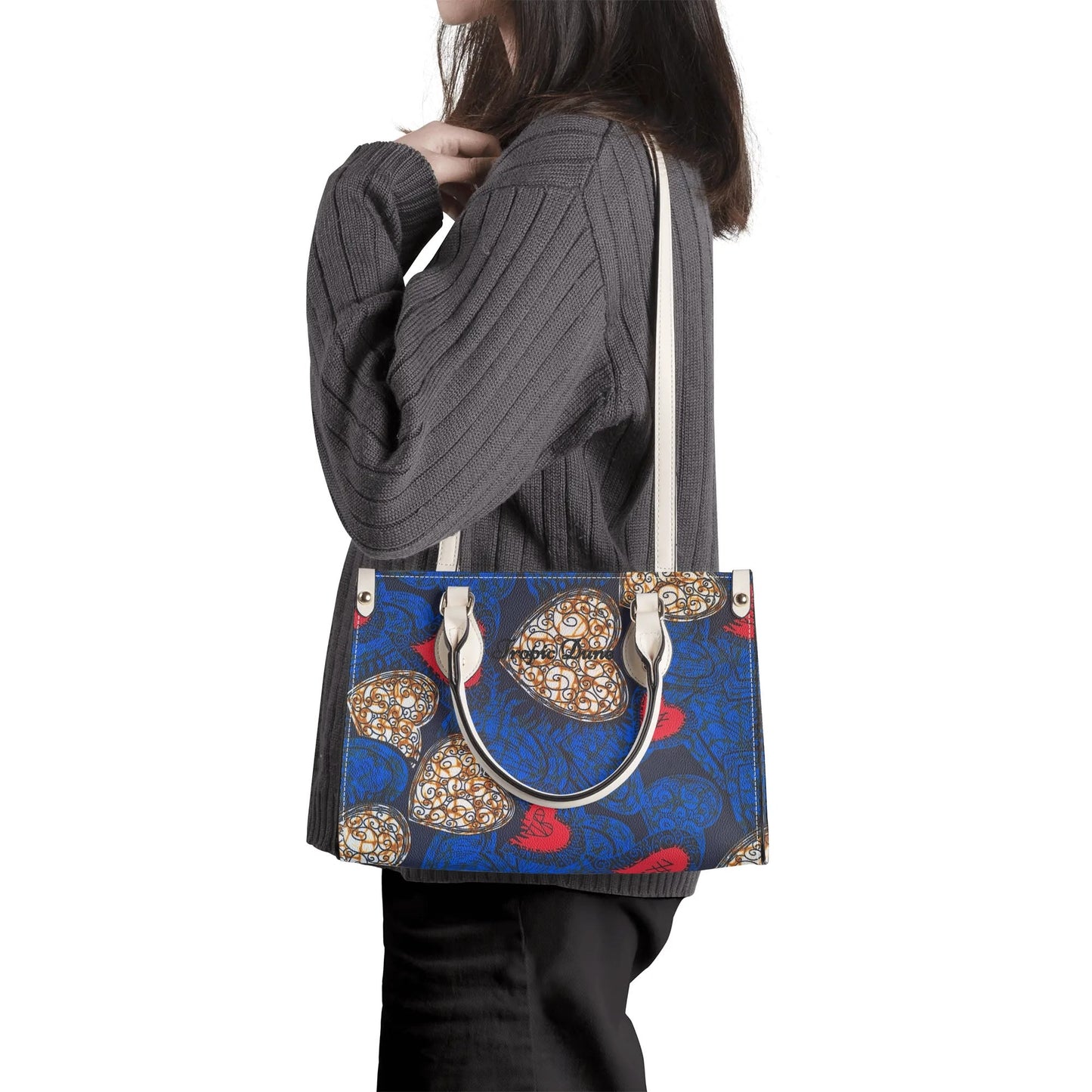 libreville tropic dune faux leather satchel