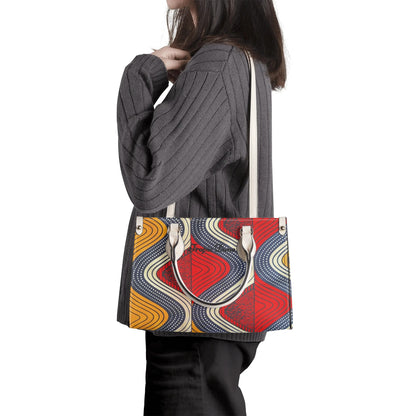 Nairobi Tropic Dune Faux Leather Satchel