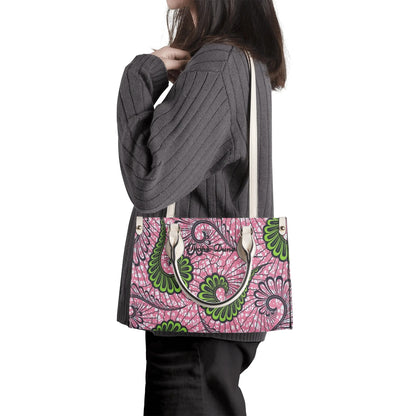 Freetown Tropic Dune Faux Leather Luxy Satchel