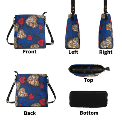 Gabrielle Faux Leather Bucket Shoulder Bag By Tropic Dune