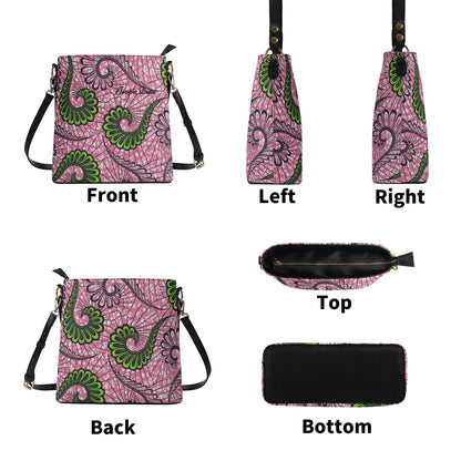 Hugada Faux Leather Bucket Shoulder Bag By Tropic Dune