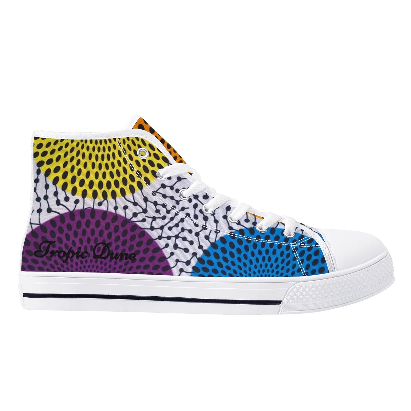 st lucia high top sneaker by tropic dune