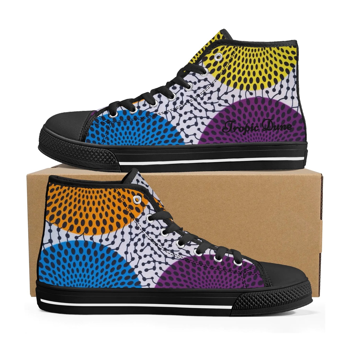 st lucia high top sneaker by tropic dune