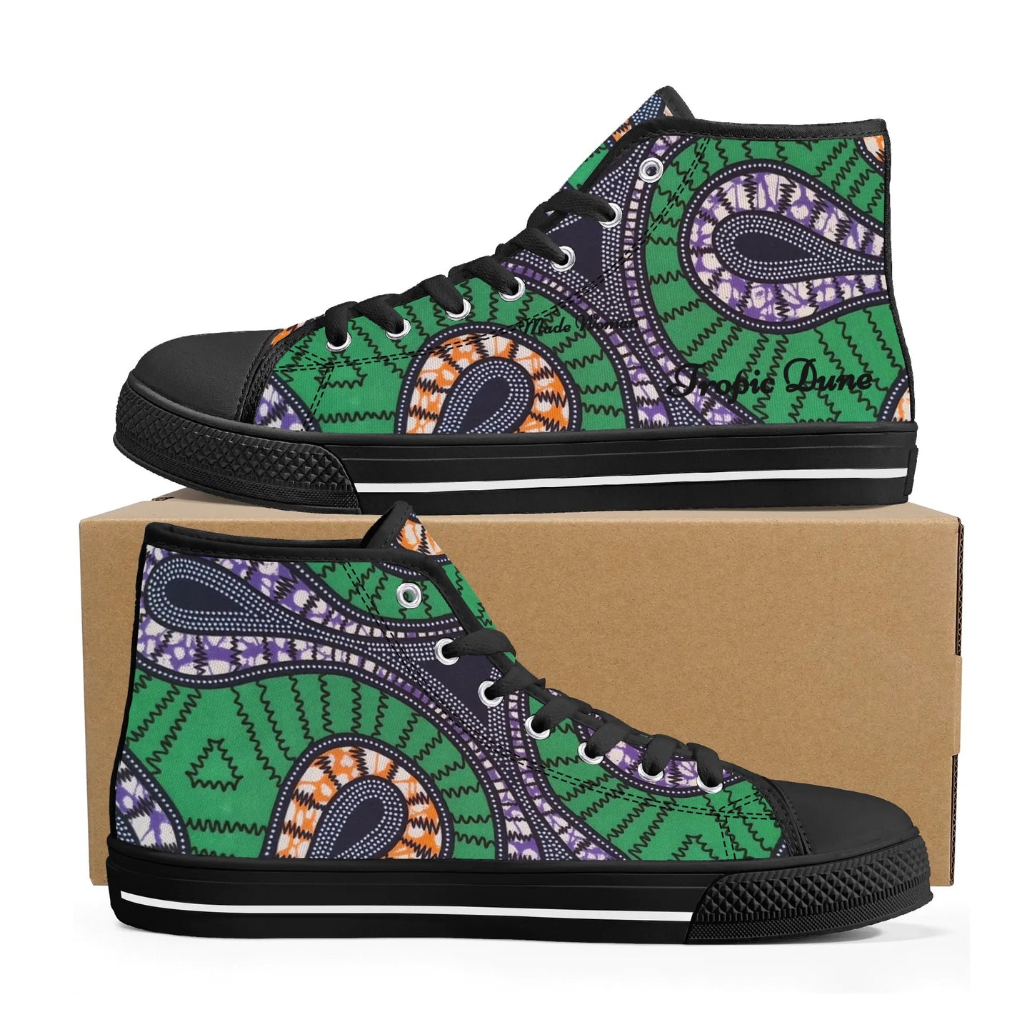 galapagos high top sneaker by tropic dune