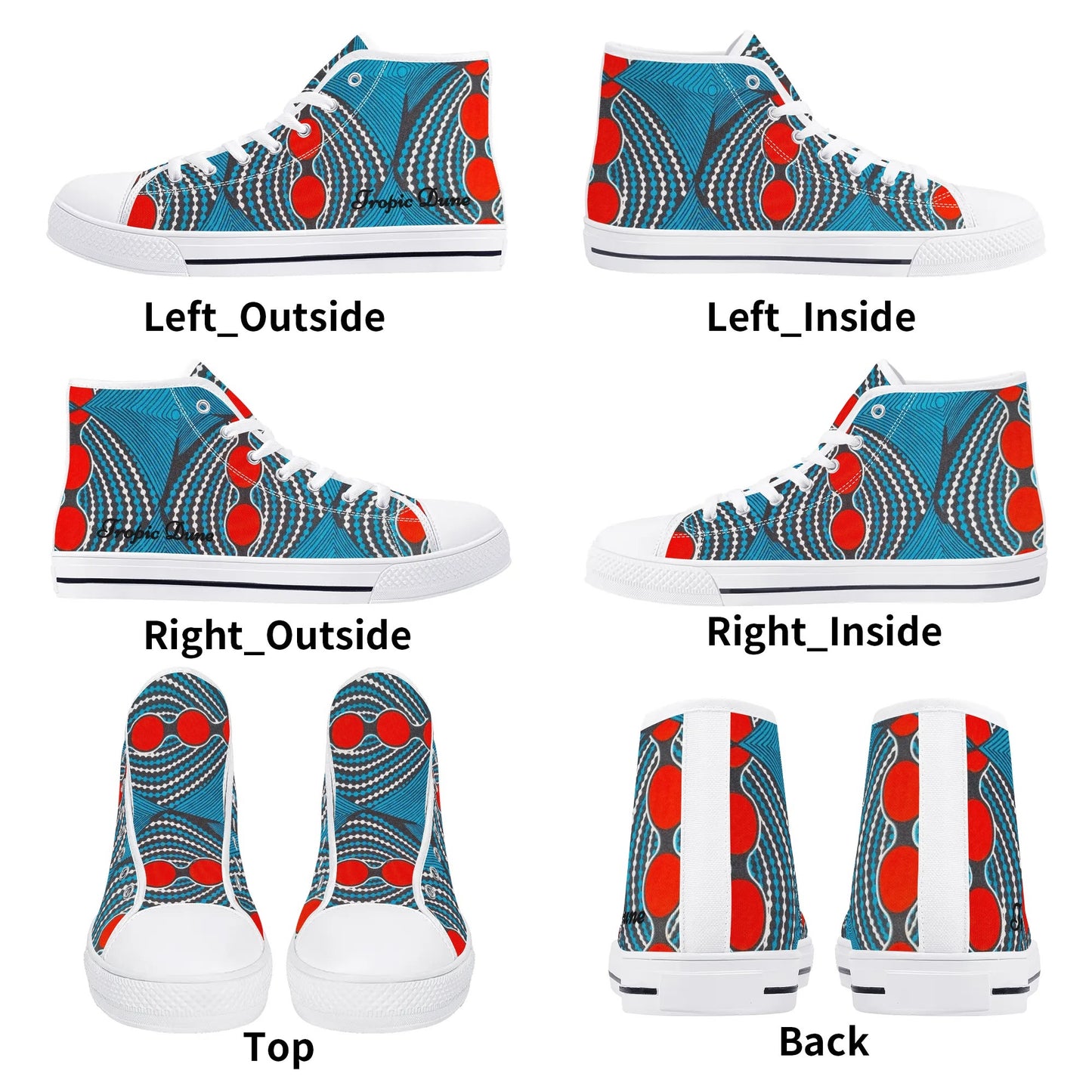 tarkwa bay high top sneaker by tropic dune