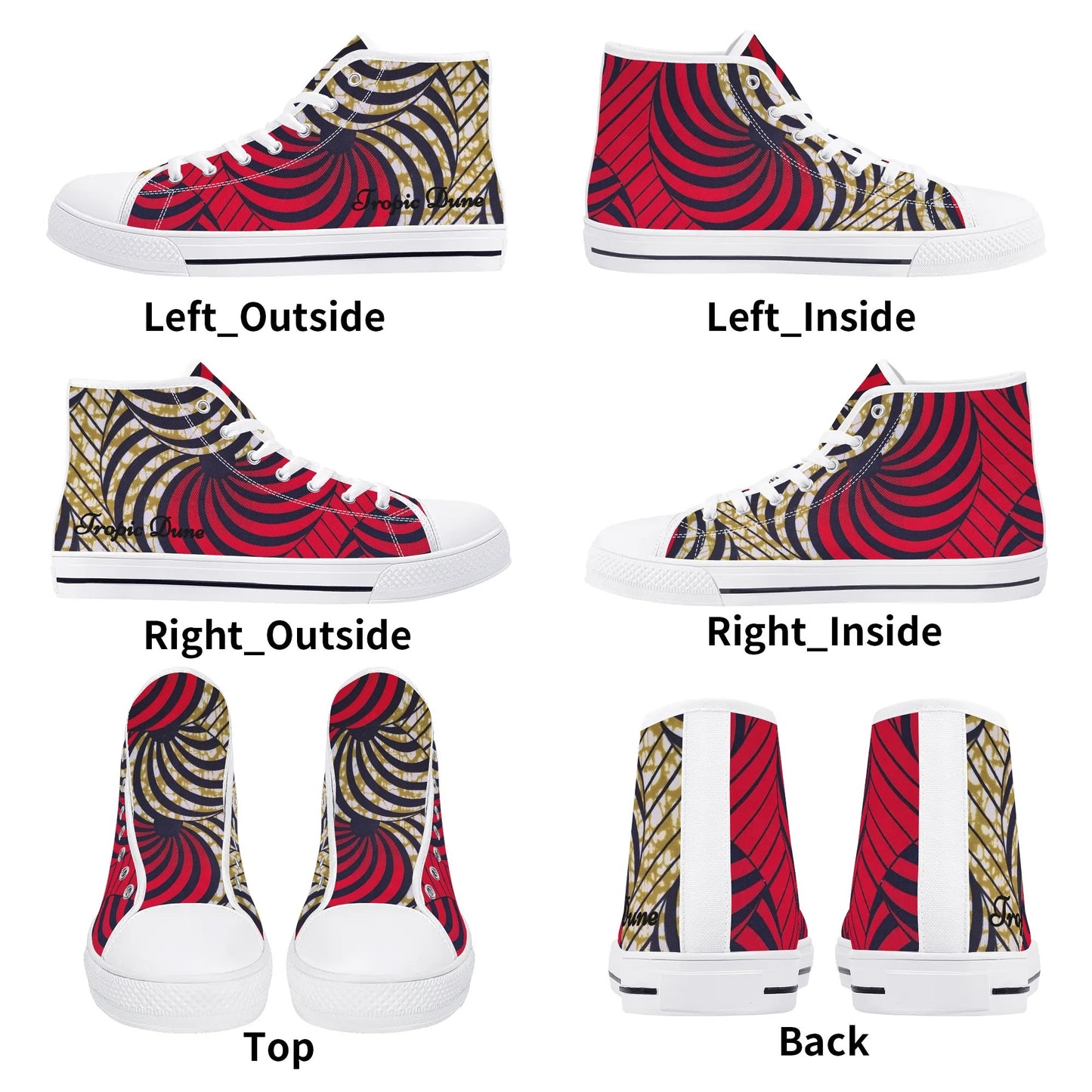 easter island high top sneaker by tropic dune