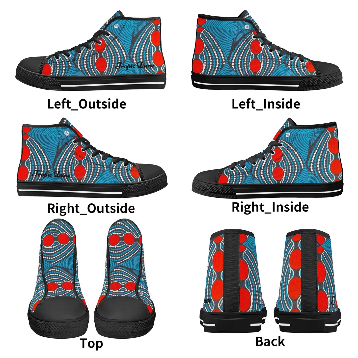 tarkwa bay high top sneaker by tropic dune