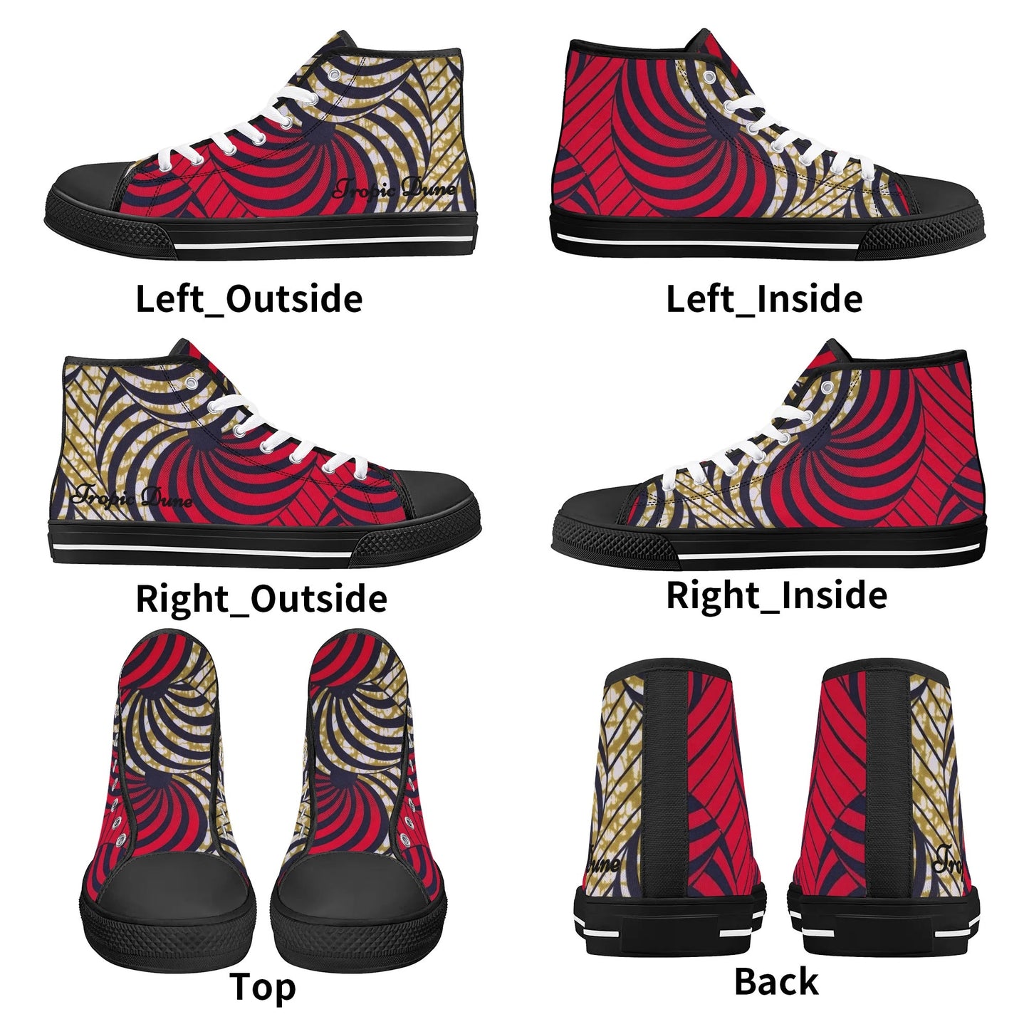 easter island high top sneaker by tropic dune