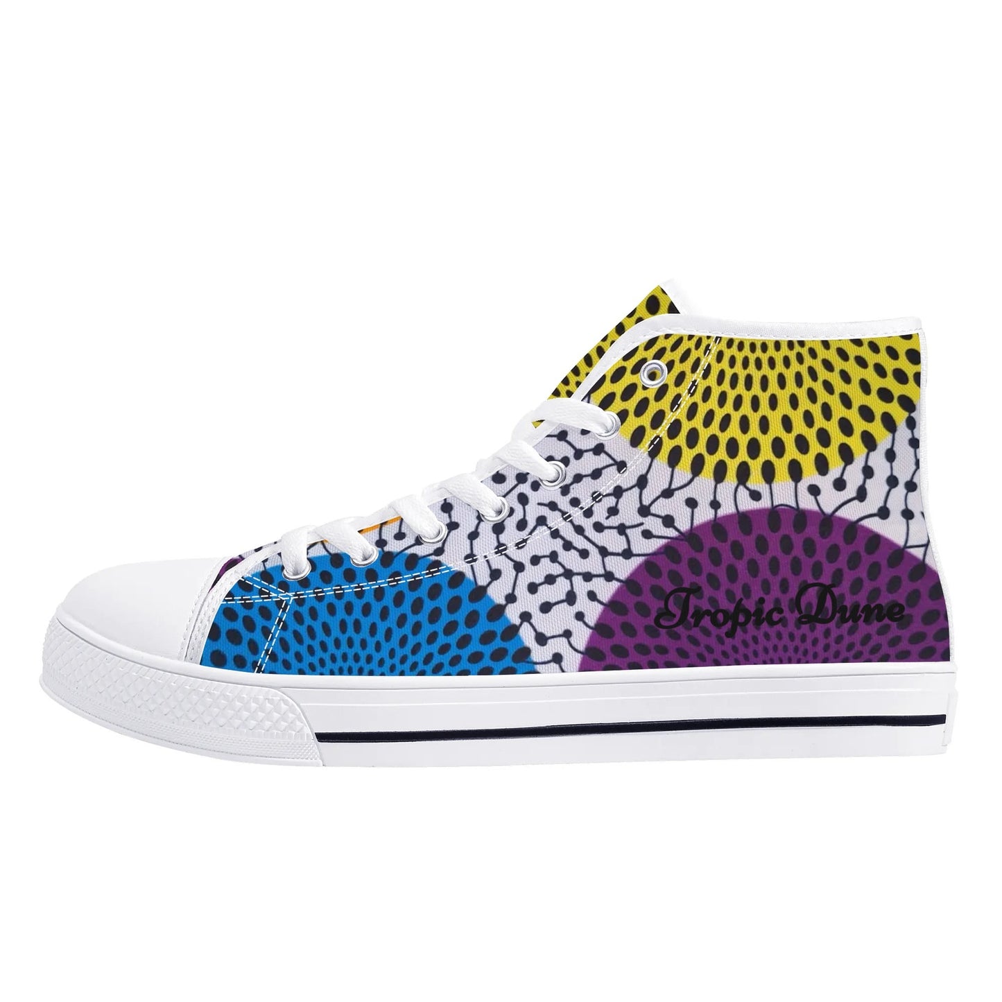 st lucia high top sneaker by tropic dune