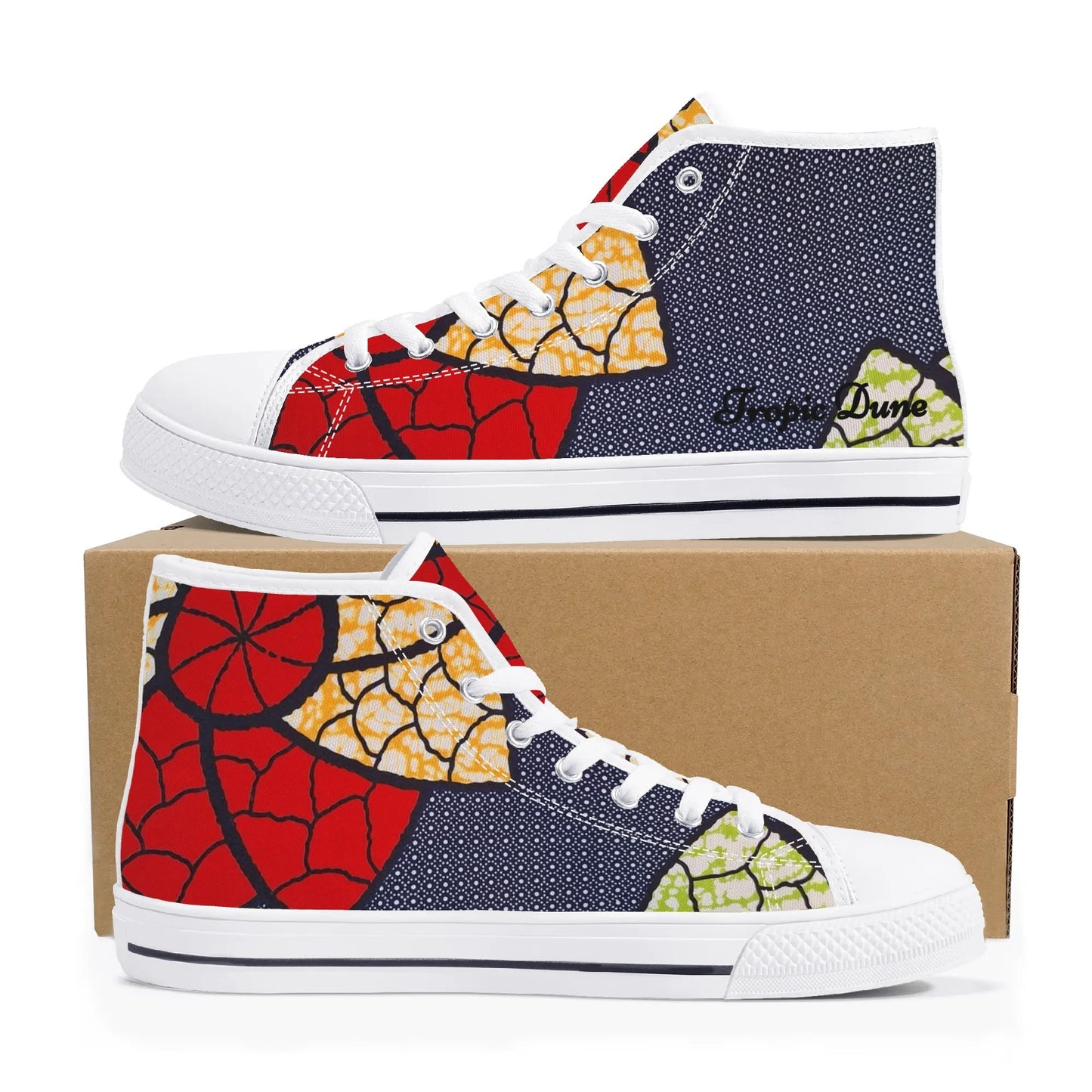 mauritius high top sneaker by tropic dune
