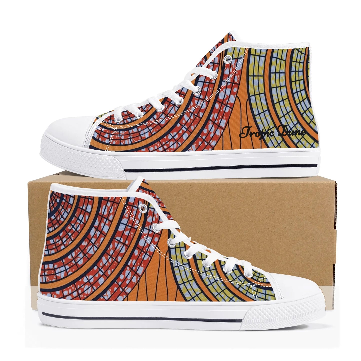 barbados high top sneaker by tropic dune