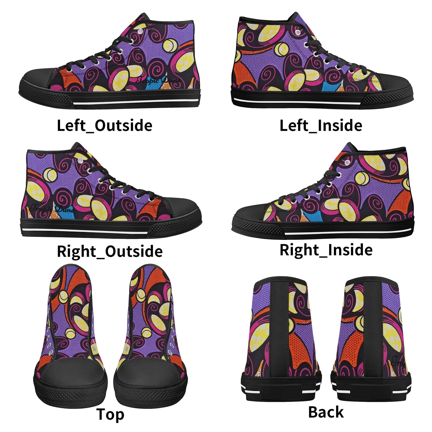 tahiti high top sneaker by tropic dune