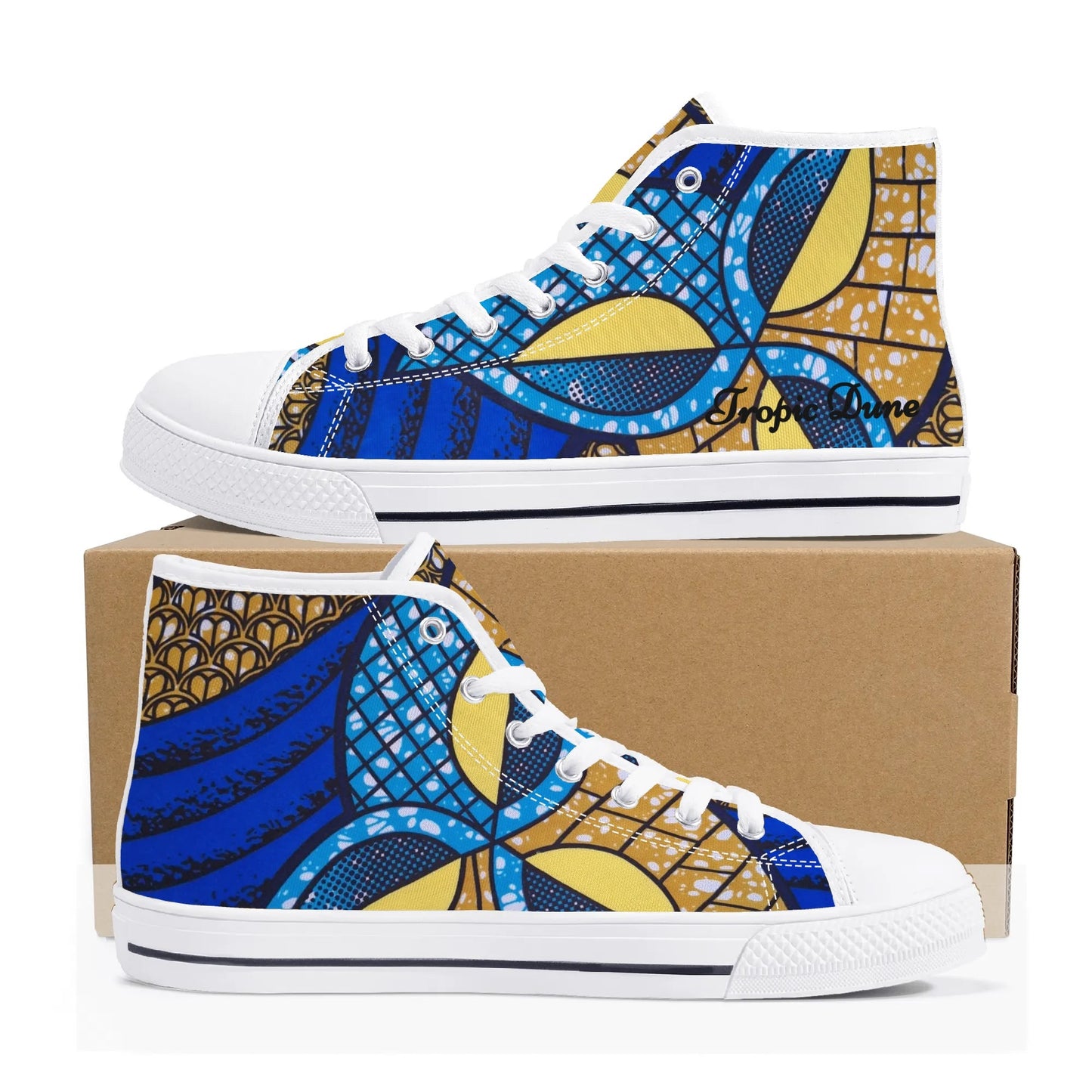 santorini high top sneaker by tropic dune