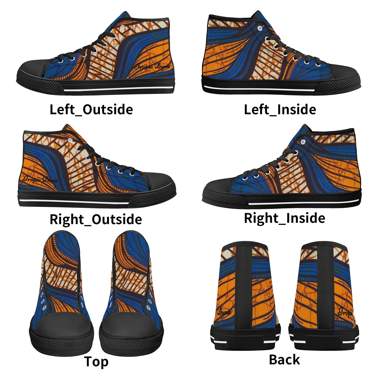 costa rica high top sneaker by tropic dune