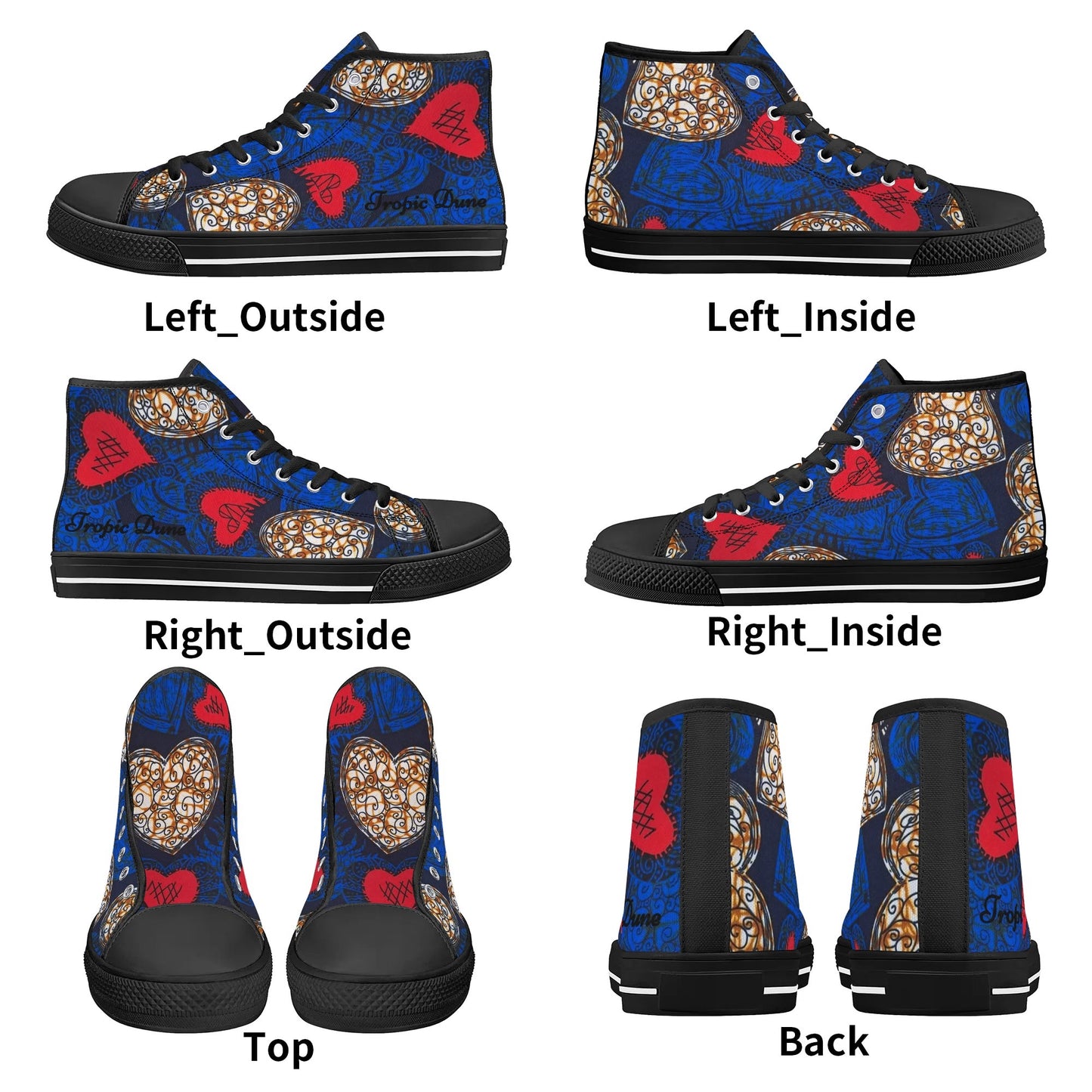acapulco high top sneaker by tropic dune