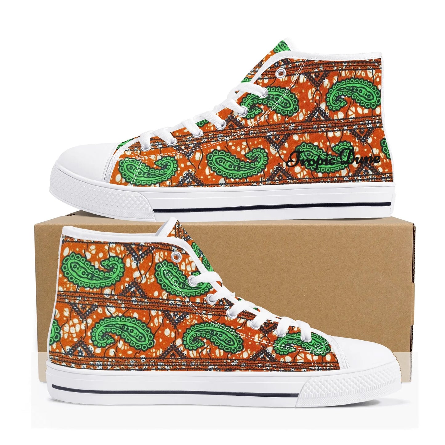 victoria island high top sneaker by tropic dune