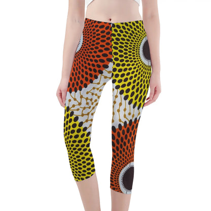 Banana Island Capri Leggings By Tropic Dune