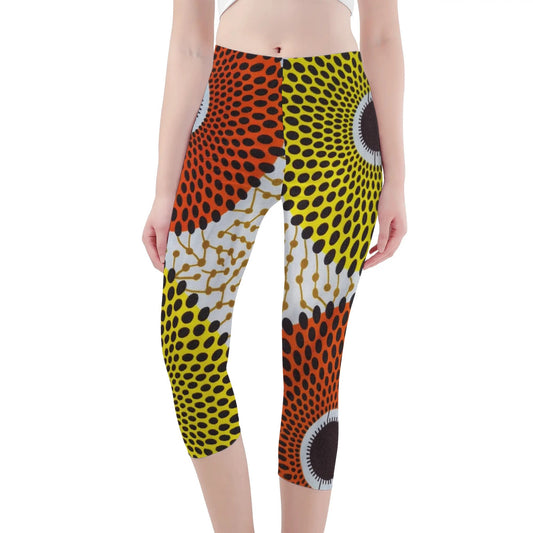 Banana Island Capri Leggings By Tropic Dune