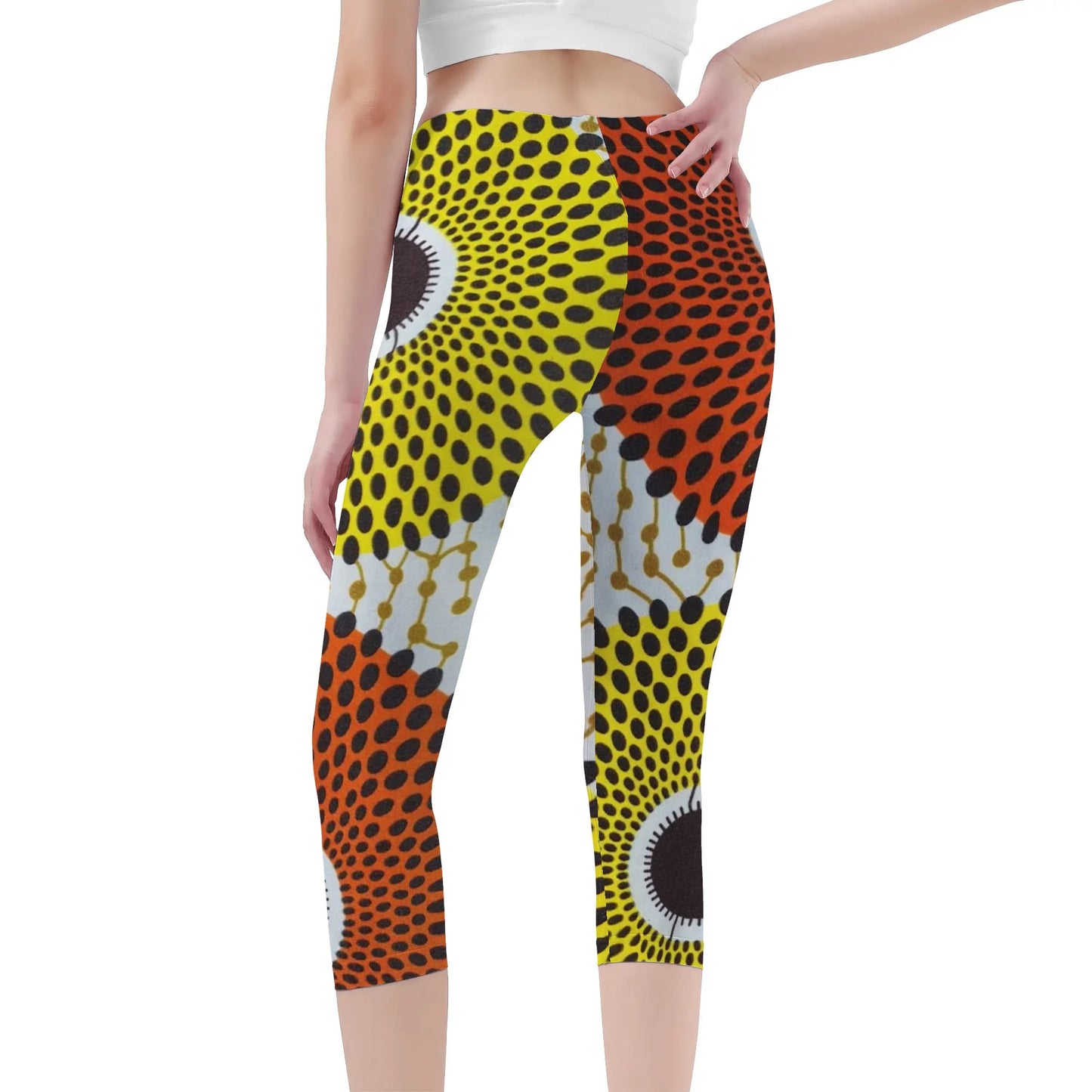 banana island capri leggings by tropic dune