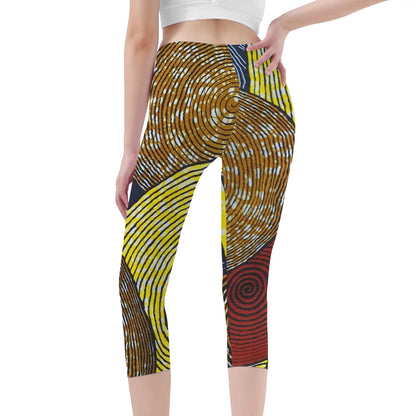 Galápagos Islands Capri Leggings By Tropic Dune