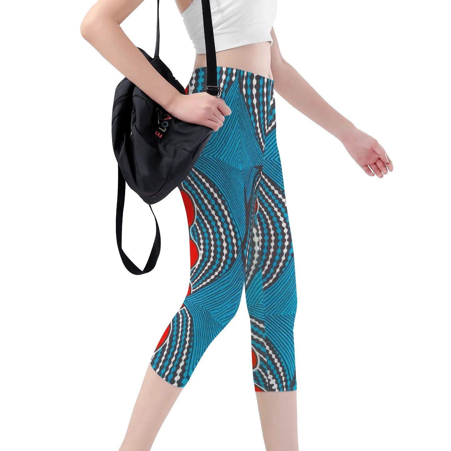 barbados capri leggings by tropic dune