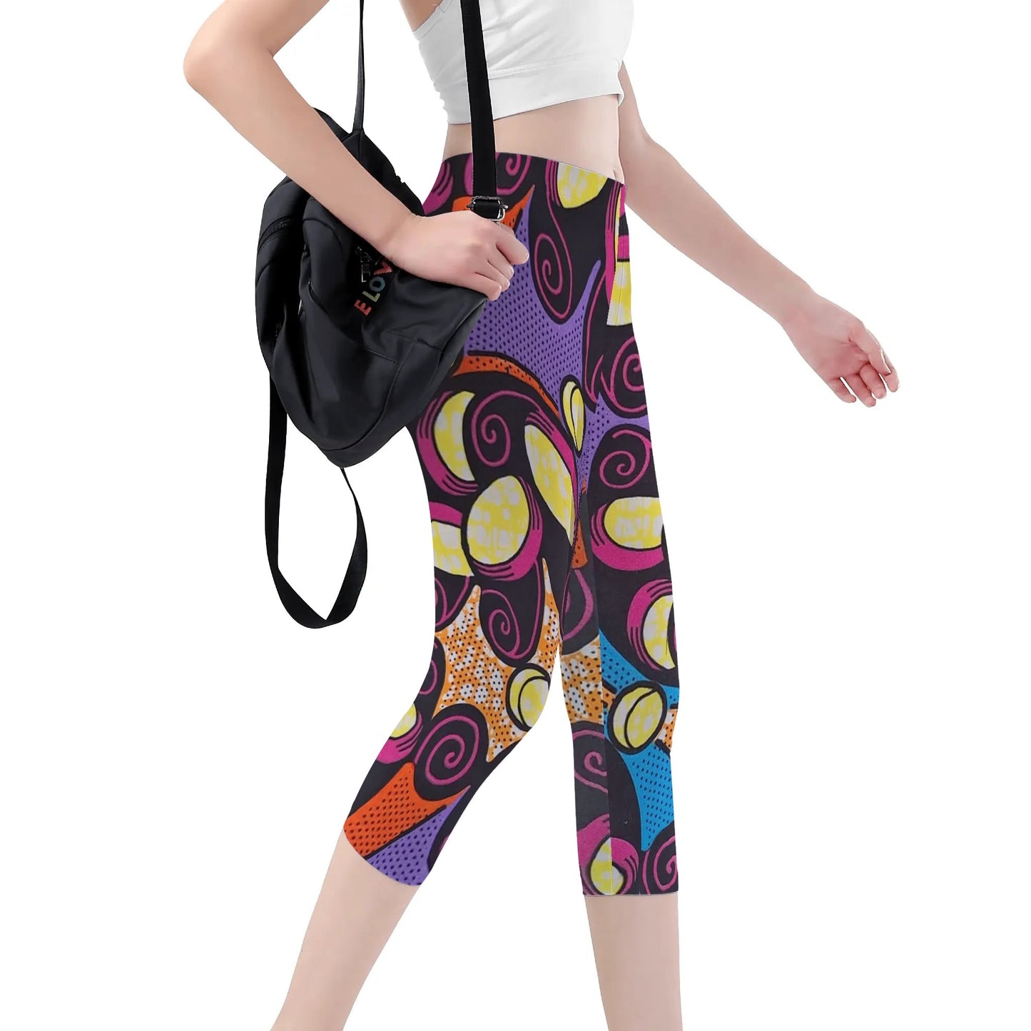 zanzibar capri leggings by tropic dune