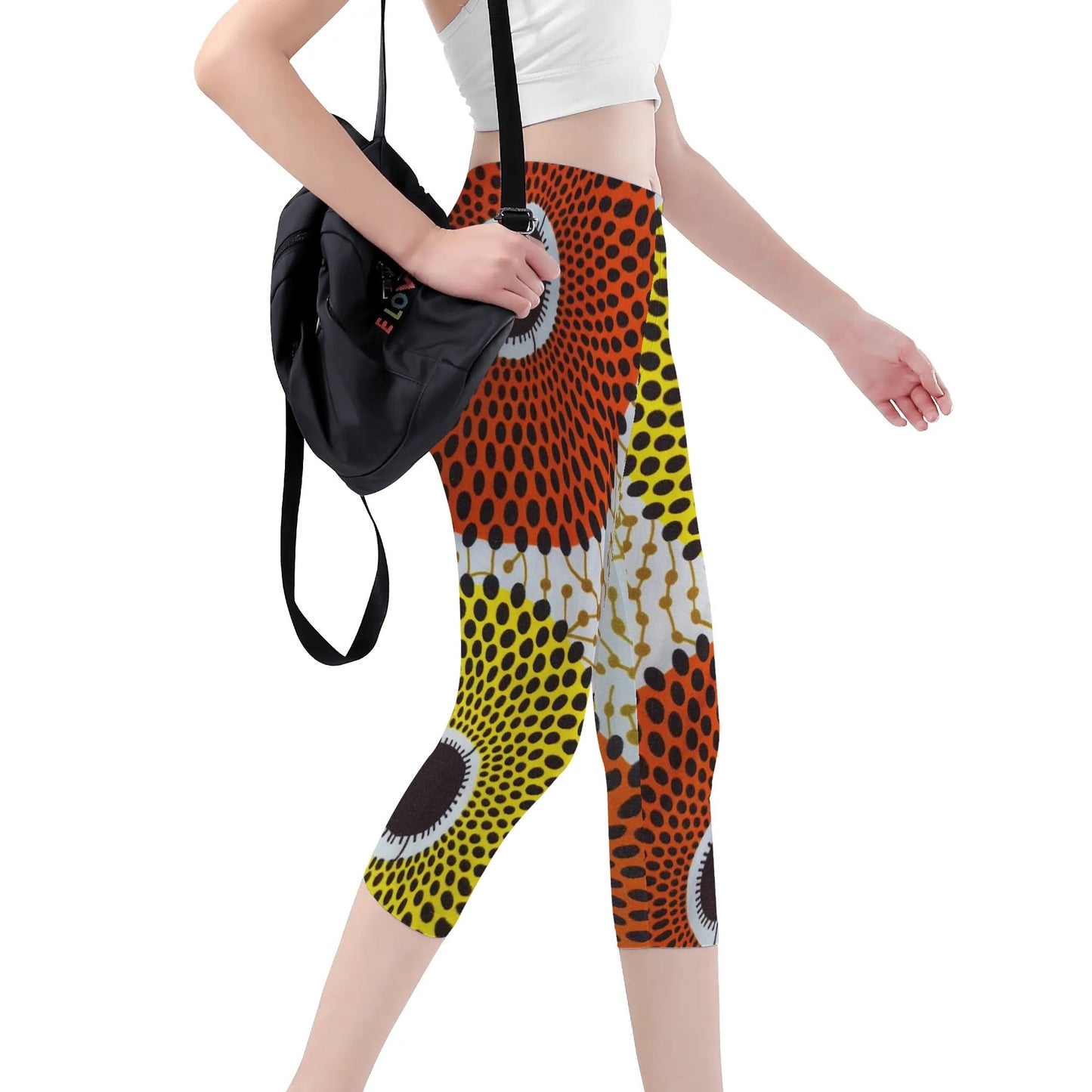 banana island capri leggings by tropic dune