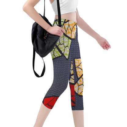 Maldives Capri Leggings By Tropic Dune