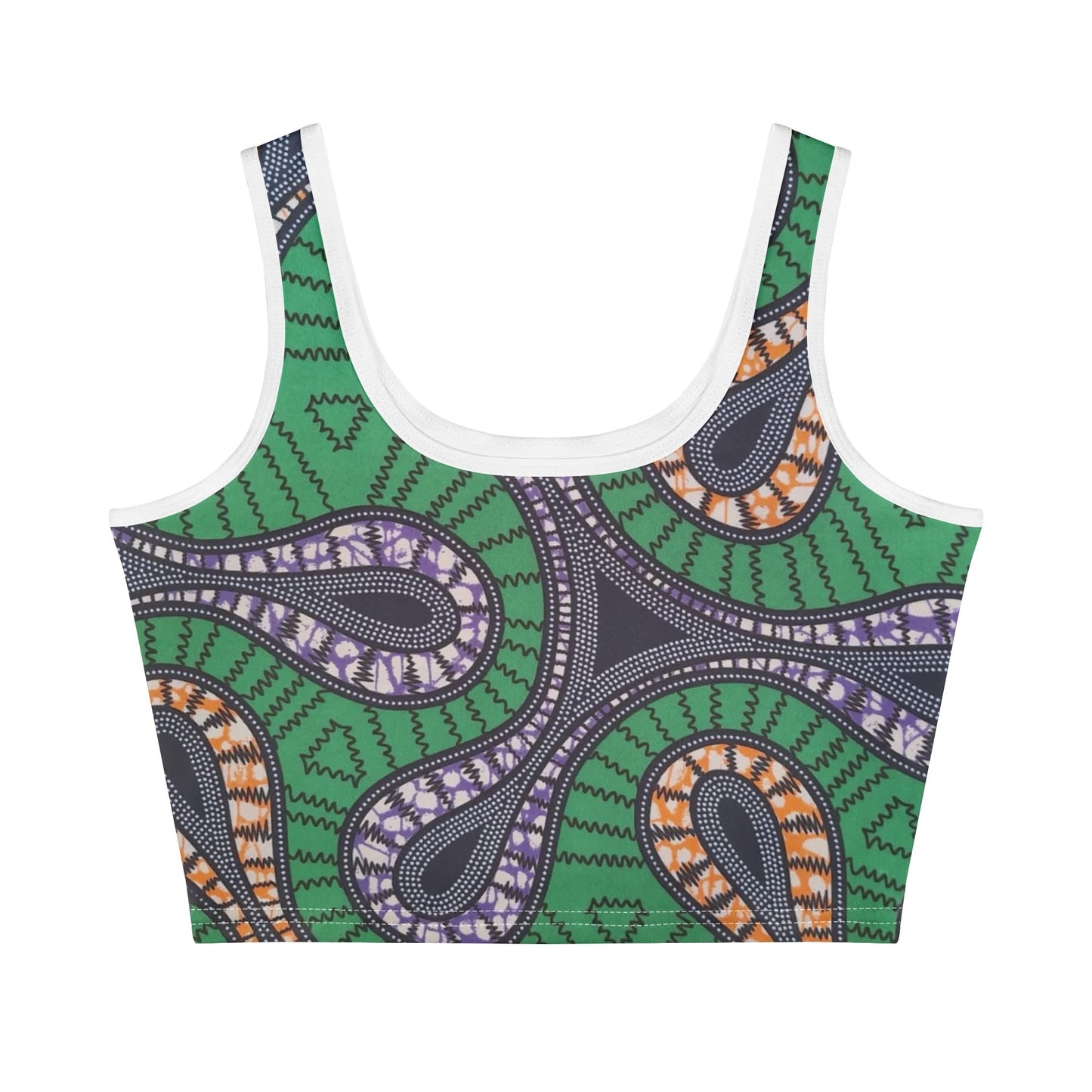 cartagena stretchy tank top by tropic dune