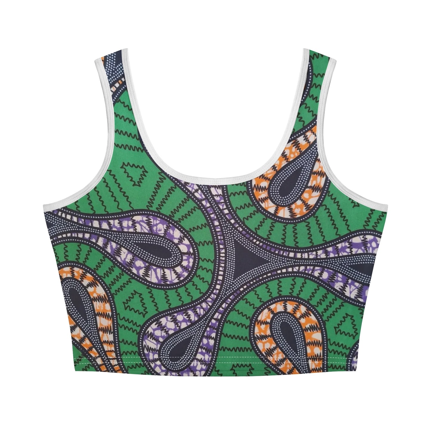 cartagena stretchy tank top by tropic dune