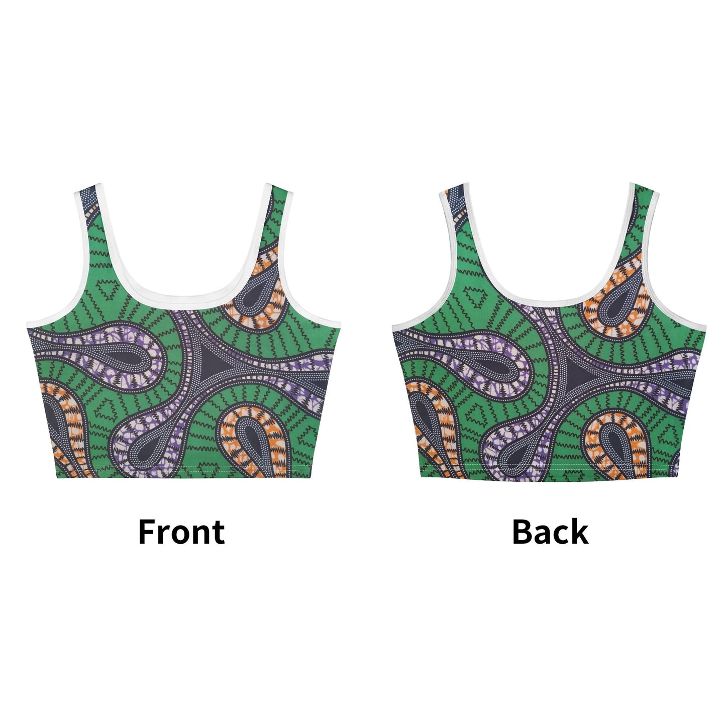 cartagena stretchy tank top by tropic dune