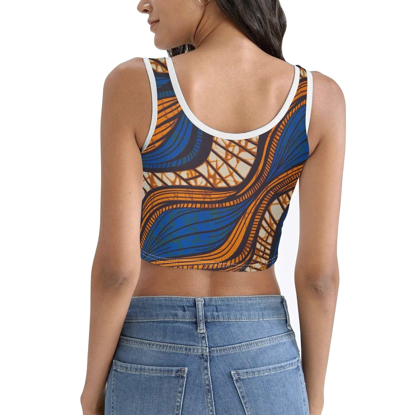 toledo stretchy tank top by tropic dune
