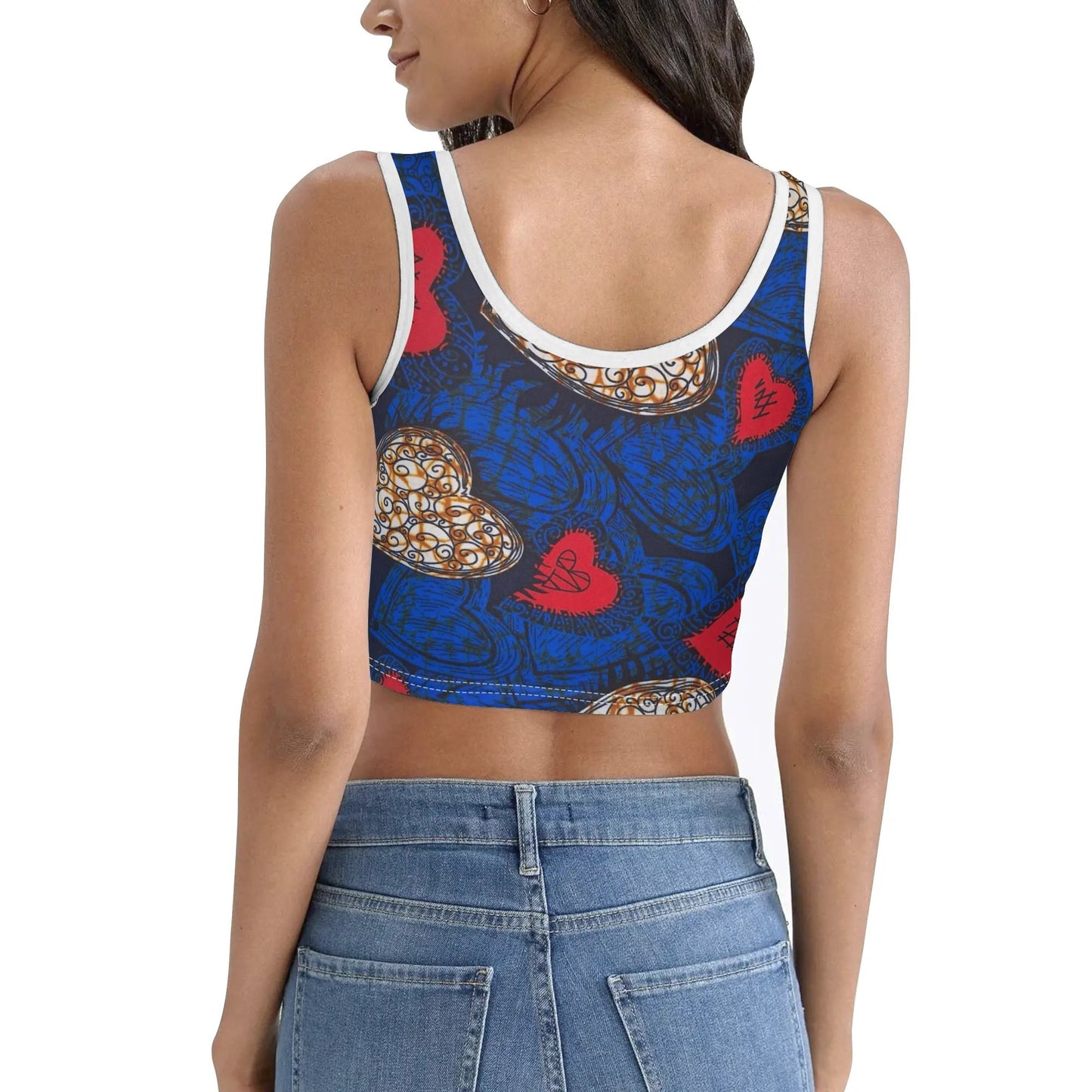 pamplona stretchy tank top by tropic dune