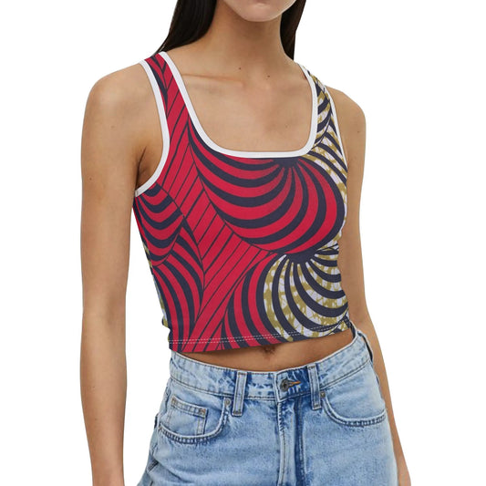 Zaragoza Stretchy Tank Top By Tropic Dune