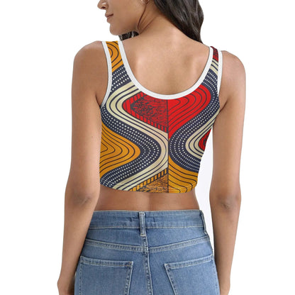 Barcelona Stretchy Tank Top By Tropic Dune