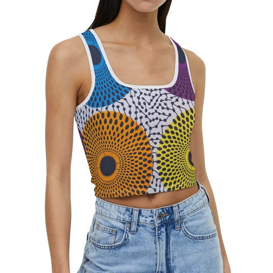 Bilbao Stretchy Tank Top By Tropic Dune