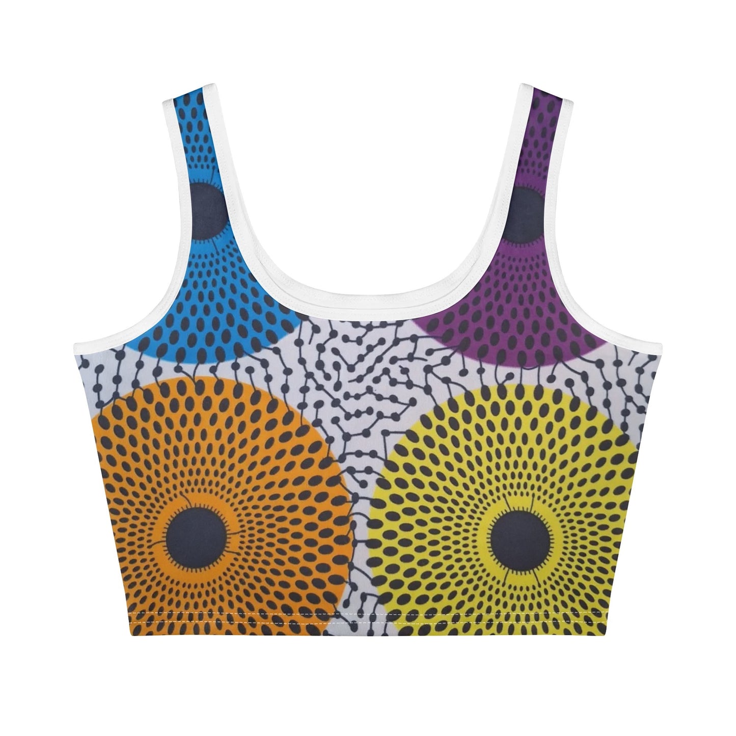 bilbao stretchy tank top by tropic dune