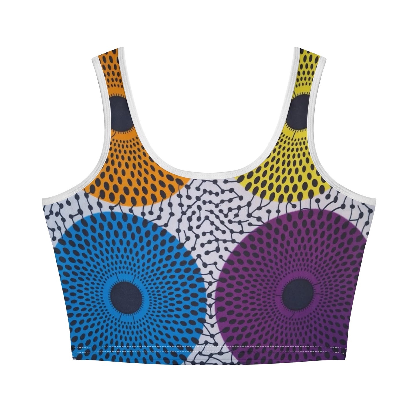 bilbao stretchy tank top by tropic dune